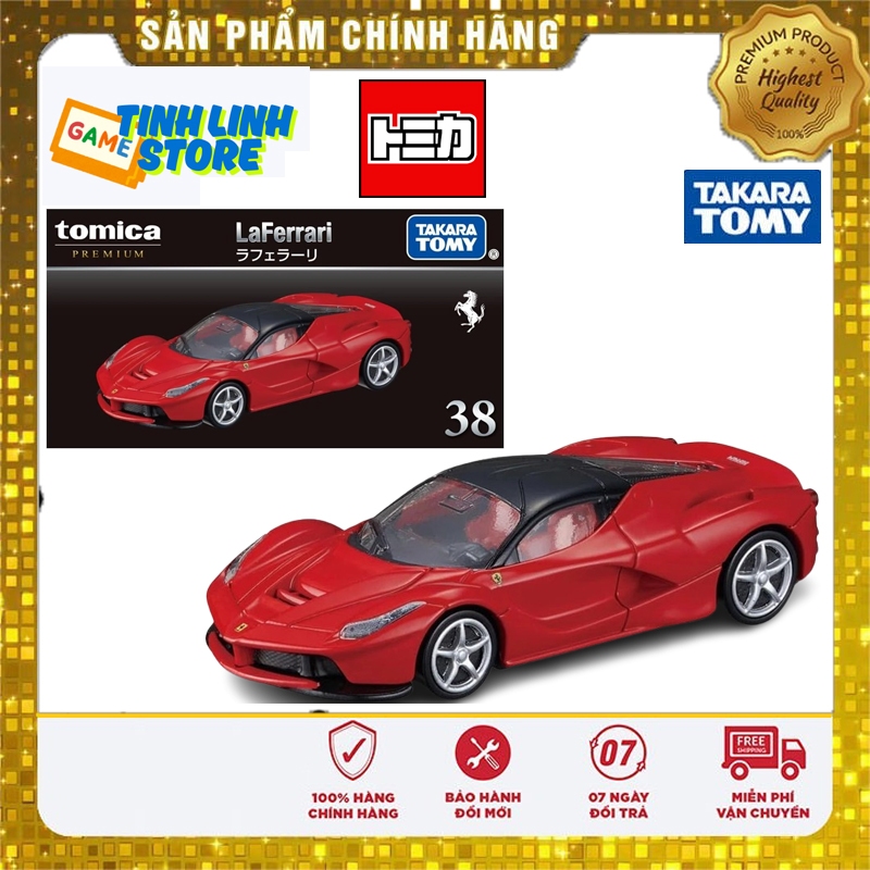 Mô Hình Siêu Xe Cao Cấp Tomica Premium No.38 LaFerrari (Màu Đỏ Nóc Đen)