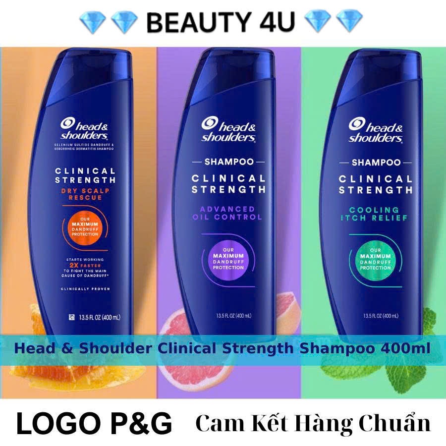 TEM TIẾNG ANH - HEAD AND SHOULDER MỸ GIÀM GÀU NẤM 400ml HEAD SHOULDERS BẢN MỸ