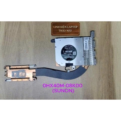 Bộ tản nhiệt CPU kèm quạt 0HX40M-08K00 SUNON Laptop Dell Latitude 5420 - Hàng Zin theo máy 97%
