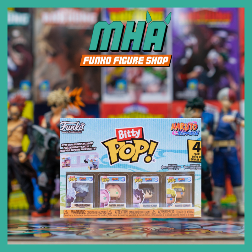 Chính Hãng Mô Hình Funko Bitty Pop Animation Naruto Shippuden - Pack 4