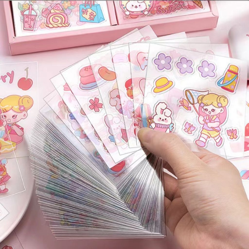 Hình dán sticker trang trí Kawaii (tấm)
