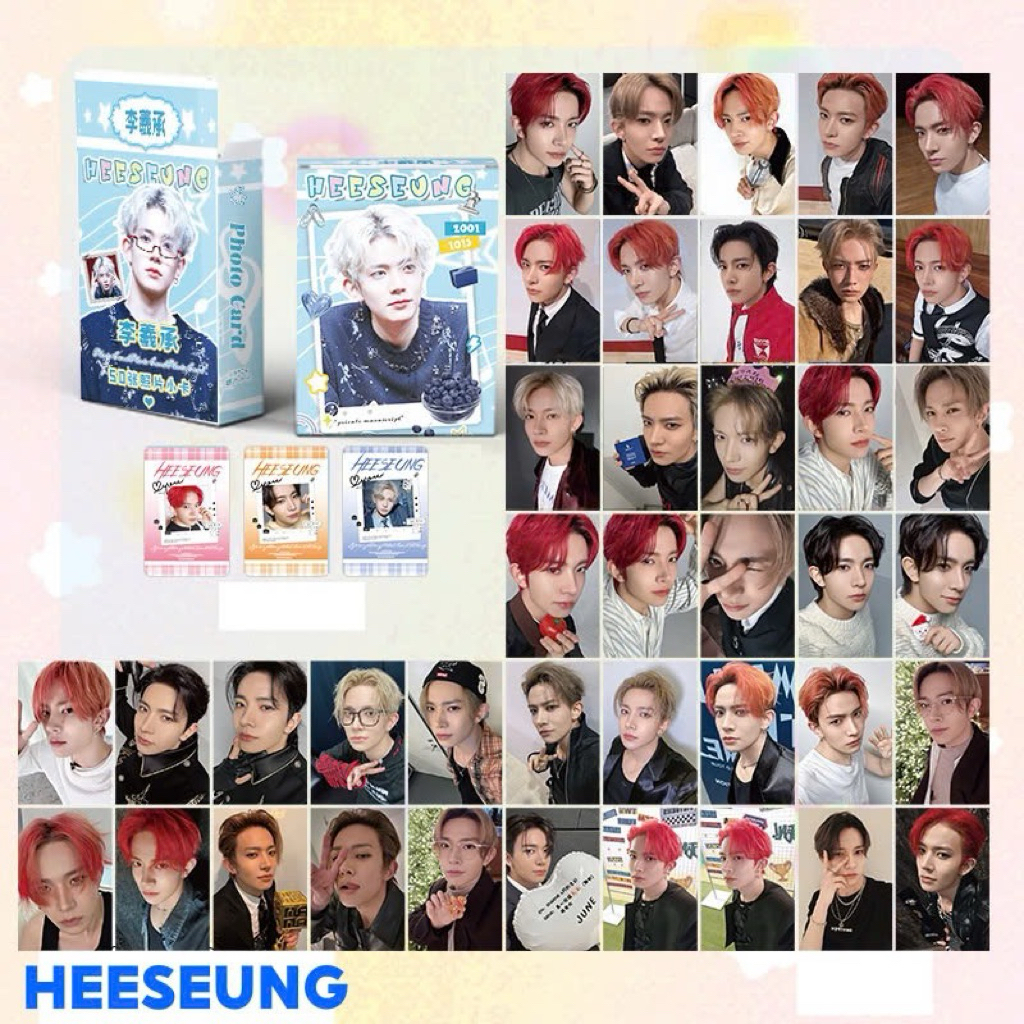 Set 50 photo card unoff Hologram HEESEUNG 2025