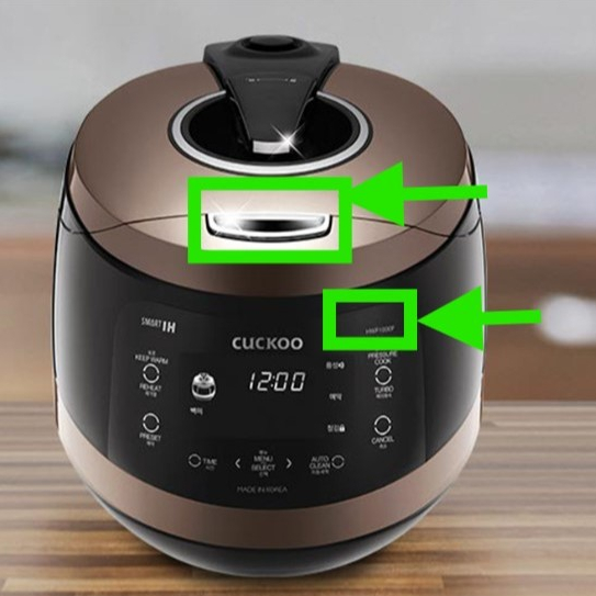 Lẫy mở - Gioăng nắp nồi cơm điện 1.8L - Cuckoo CRP-HWF1000F/BKBRVN