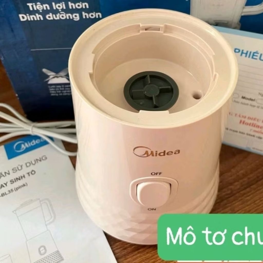 🍀Linh kiện tách bộ🍀Máy xay sinh tố Midea MJ-BL35 (Hồng nhạt và Xanh)