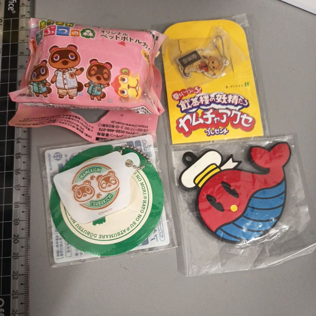 (fb rẻ hơn) móc khoá túi đựng Toto-maru;Morning Musume Dim Sum House" của hãng JT.;Animal Crossing;T