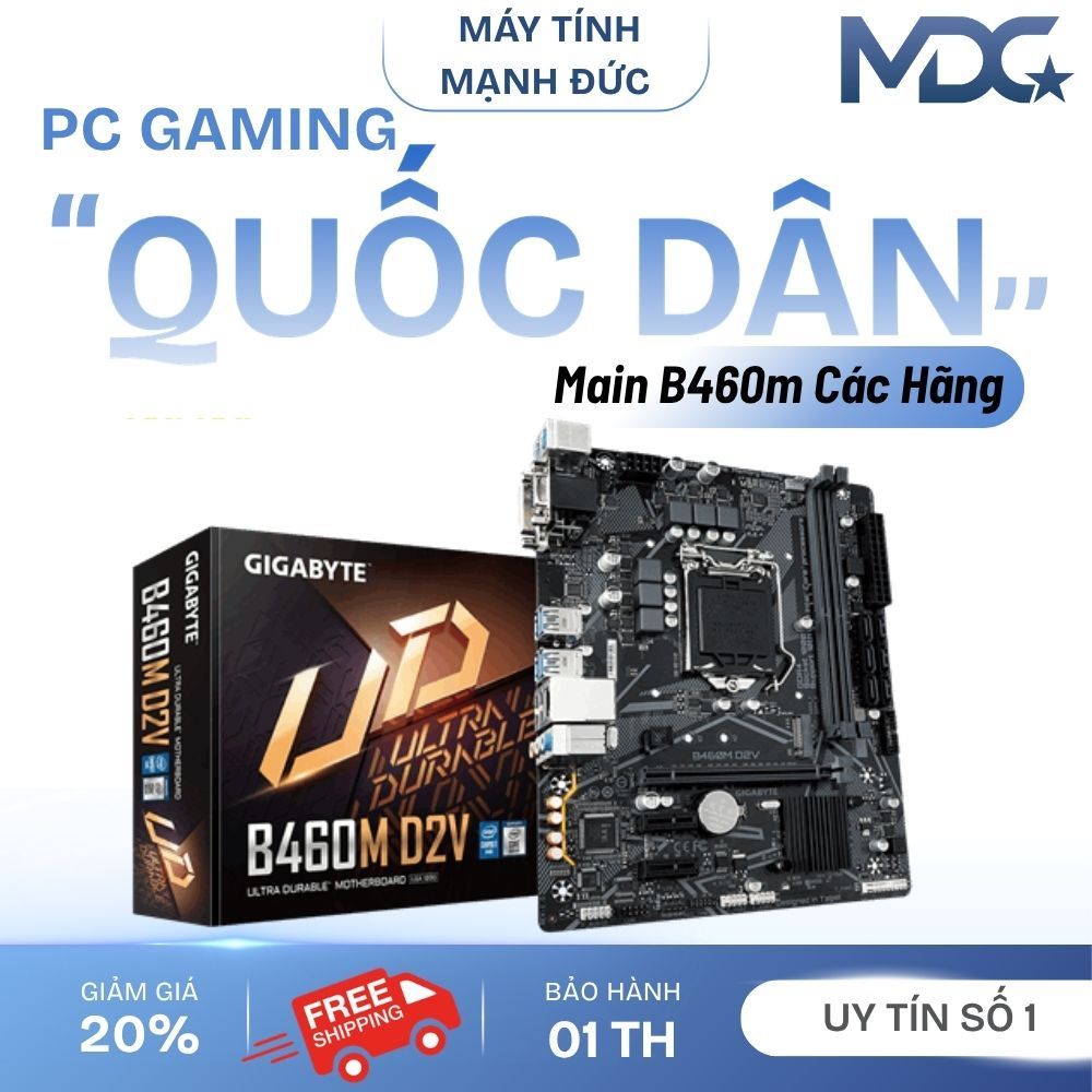 [ Siêu Rẻ ] Bo mạch chủ MSI MAG B460M MORTAR WIFI, hàng tháo máy bảo hành 1 tháng