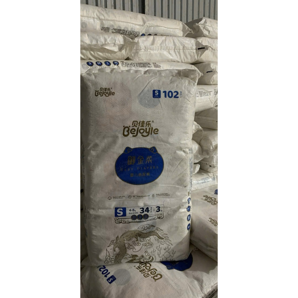 [XẢ KHO] Bỉm Bejoyle plus dán S 102 miếng, dán M 90 miếng