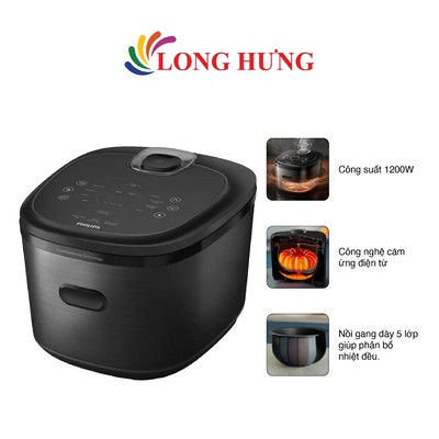 Nồi cơm điện cao tần Philips 1.5 lít HD5210/82 - Hàng chính hãng