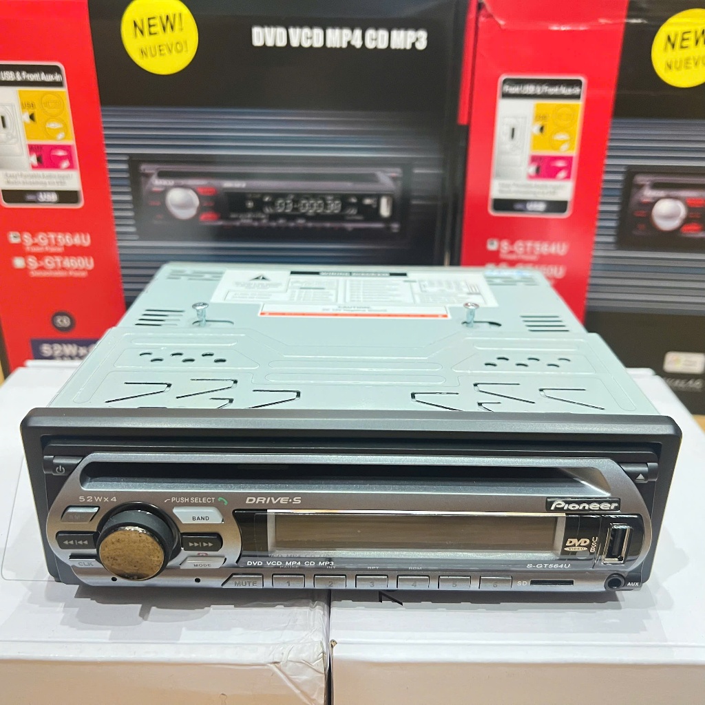 Đầu Đĩa DVD Ô Tô 564U Kết Nối Bluetooth/ USB/ AUX/ Thẻ Nhớ / Radio - Lắp Được Cho Mọi Xe Ô Tô 12V