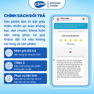 Giấy Lau Bếp Thấm Dầu Đa Năng Elene Tiện Lợi, Đa Năng, Tiết Kiệm - Túi 2 cuộn, 2 lớp, dài 30M