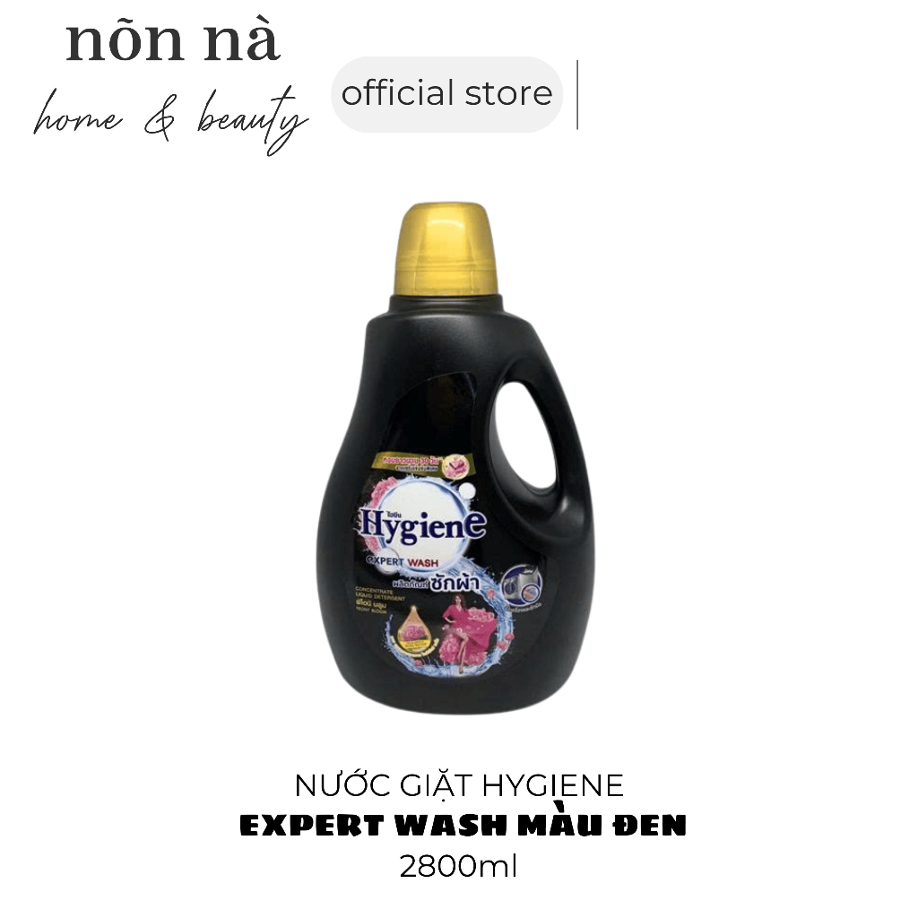 Nước Giặt Đậm Đặc Hygiene Expert Wash Màu Đen 2800ml