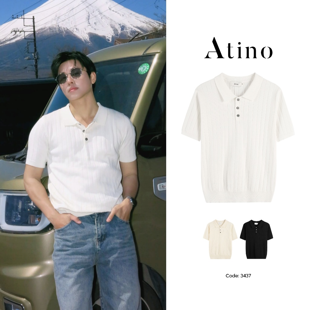 Áo Polo Len Nam ATINO Siêu Mềm Mát Thoáng Khí L.3.3437