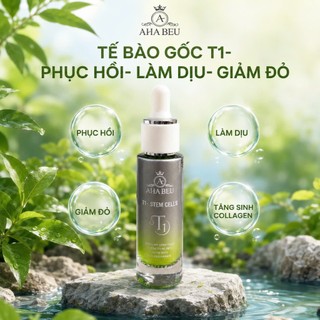 Tế Bào Gốc Thực Vật T1, Hỗ Trợ Làm Dịu, Giảm Đỏ, Phục Hồi Da Sau Peel, Da Mỏng Yếu