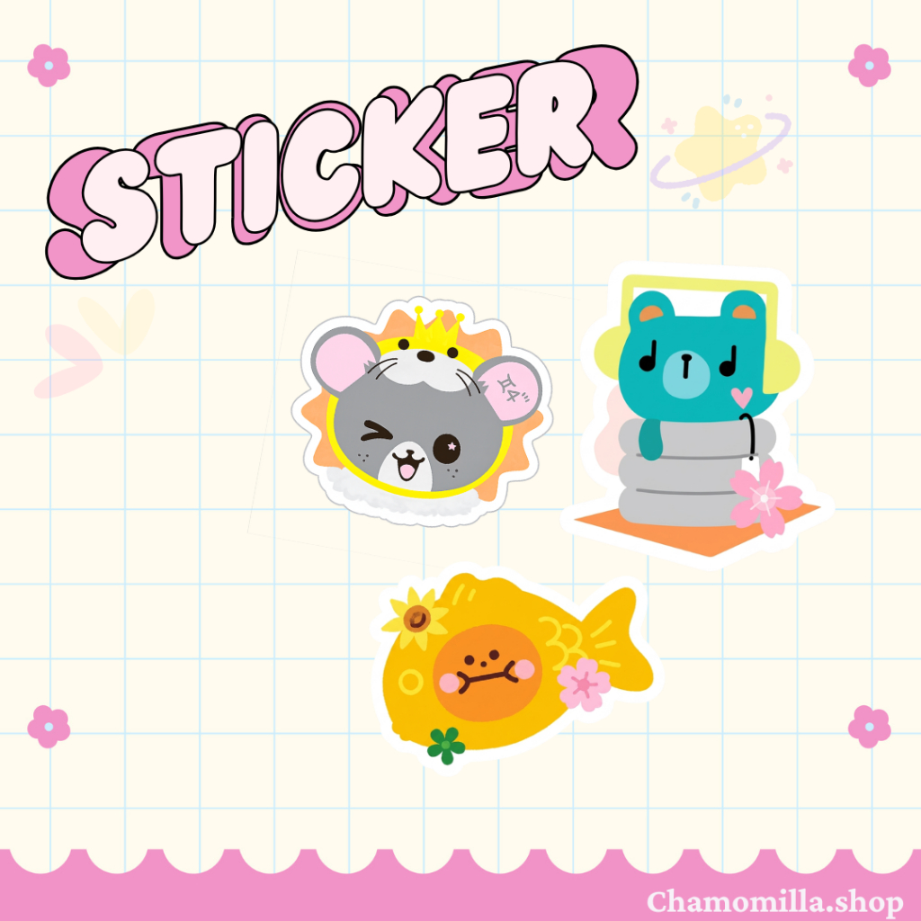 STICKER LINH VẬT IDOL THÁI GEMINIFOURTH PONDPHUWIN JOONGDUNK WILLIAMEST JIMMYSEA PERTHSANTA EMIBONNI