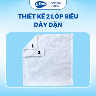 Giấy Lau Bếp Thấm Dầu Đa Năng Elene Tiện Lợi, Đa Năng, Tiết Kiệm - Túi 2 cuộn, 2 lớp, dài 30M