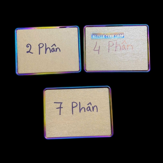 Bộ Khung Bản số titan 2 phân-4 phân-7 phân cho xe máy tay ga xe số