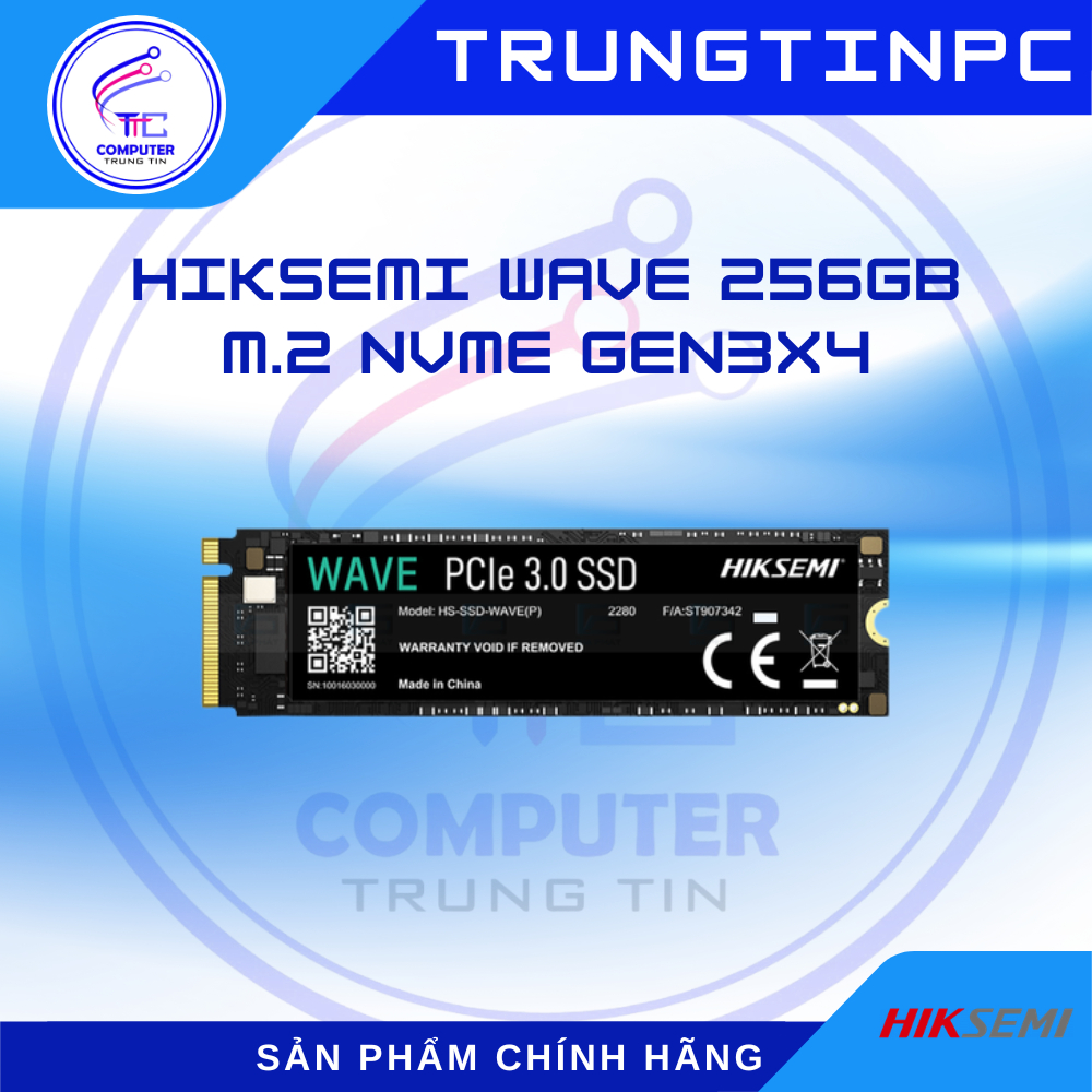 Ổ cứng SSD M.2 NVMe Hiksemi Wave 256GB - Chính hãng, BH 36T