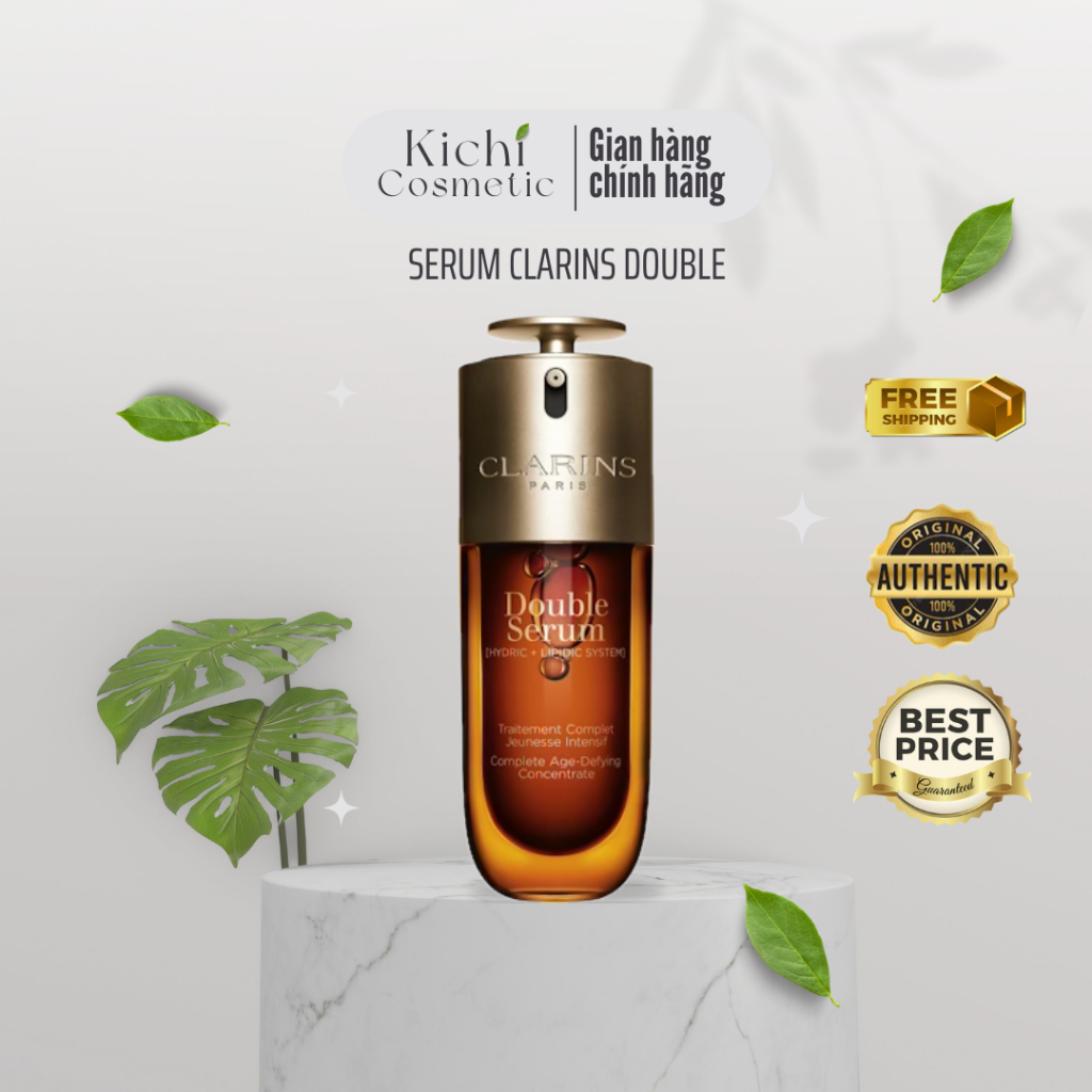 (hàng cty) Serum 2 lõi Clarin Double Serum 75ml fullbox