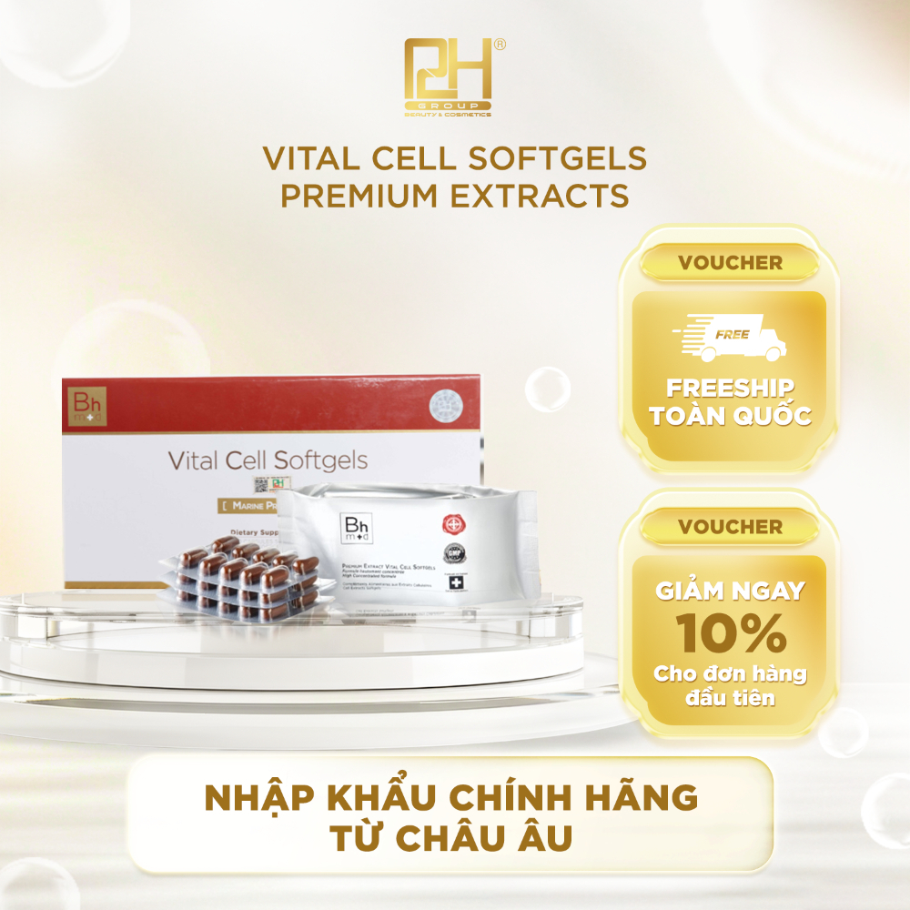 Viên uống BHMed Nhai thai cừu trẻ hóa tế bào từ Châu Âu