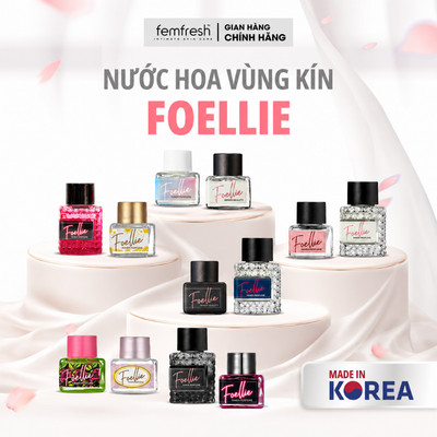 Nước Hoa Vùng Kín Cao Cấp Foellie Eau de Perfume lưu hương suốt 48 giờ, tự tin vận động