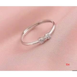 Nhẫn nơ bạc free size