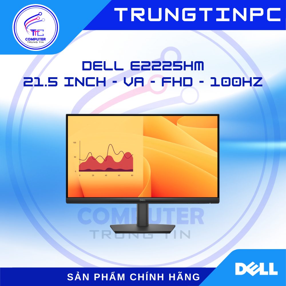 Màn hình Dell E2225HM, 21.5inch - FullHD - VA - 100Hz - Chính hãng, BH 24T