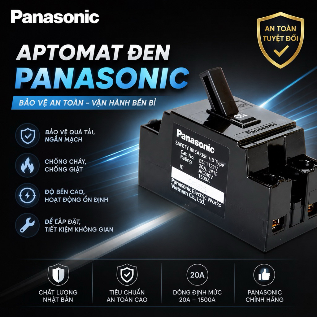 Aptomat đen Panasonic