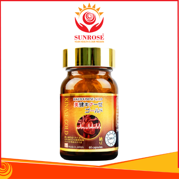 BIKEN KINASE GOLD 60 viên – THỰC PHẨM BẢO VỆ SỨC KHỎE, Nhật Bản