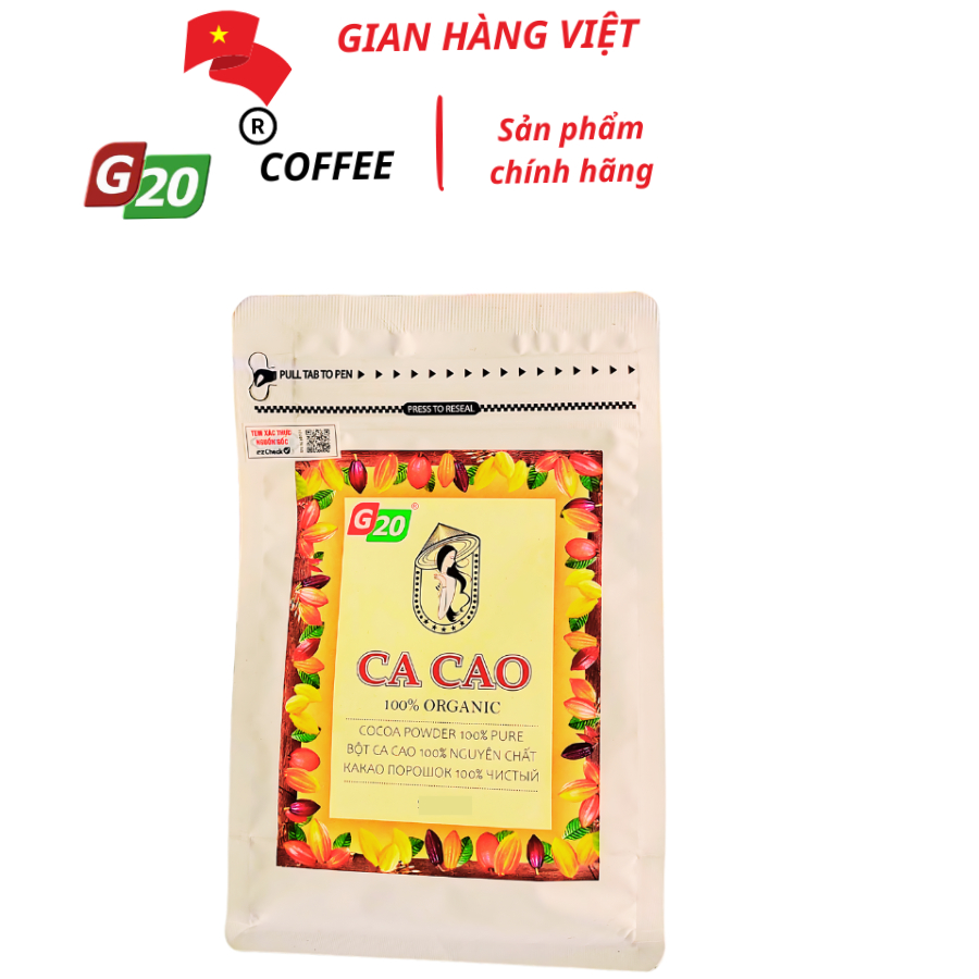 Bột Cacao- G20 Coffee -  Nguyên Chất 500 gram