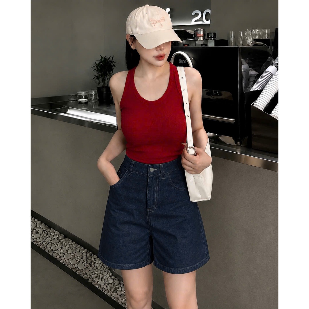 Quần Jean Ngố Bigsize Nữ Lưng Cao Quần Đùi Dài Trẻ Trung Ống Rộng Q582/Q583/Q584/Q586 | BigBuy360 - bigbuy360.vn