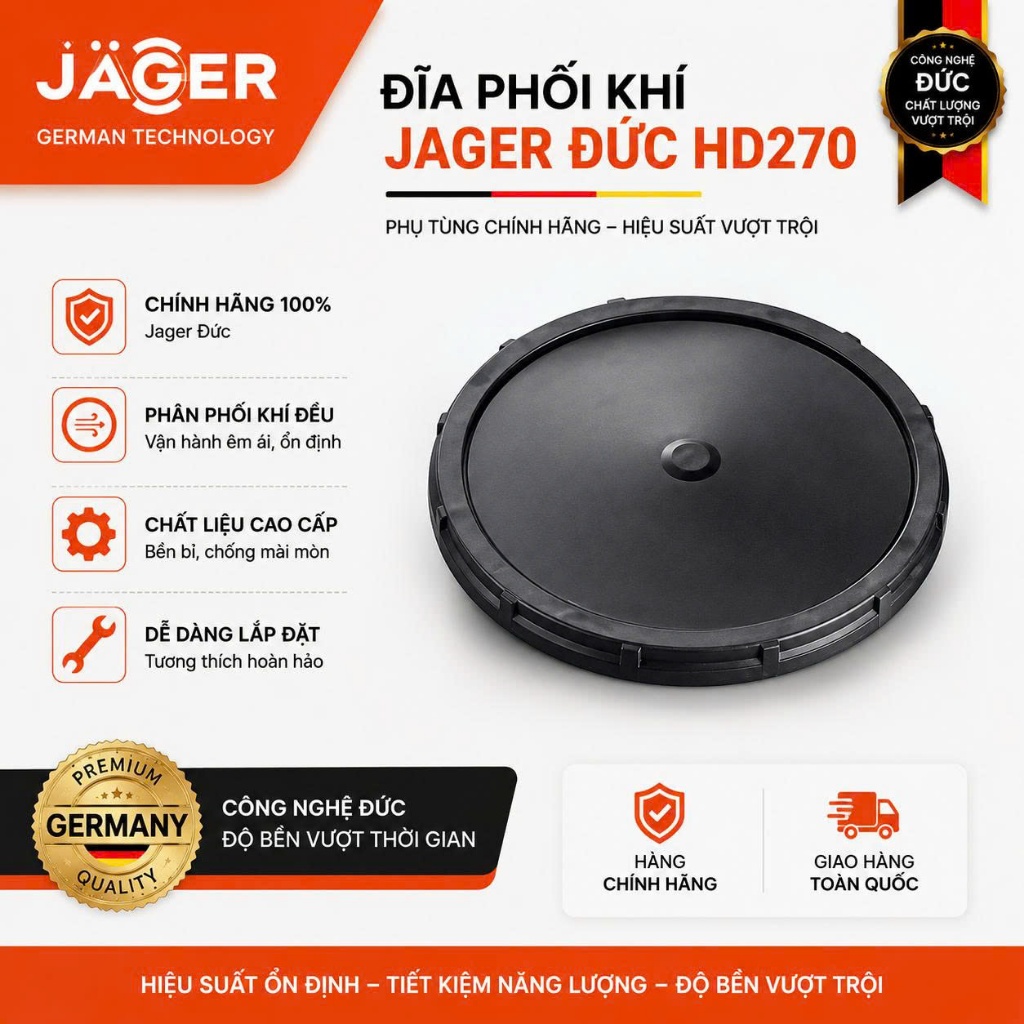 Đĩa Phối Khí Jager Đức HD270