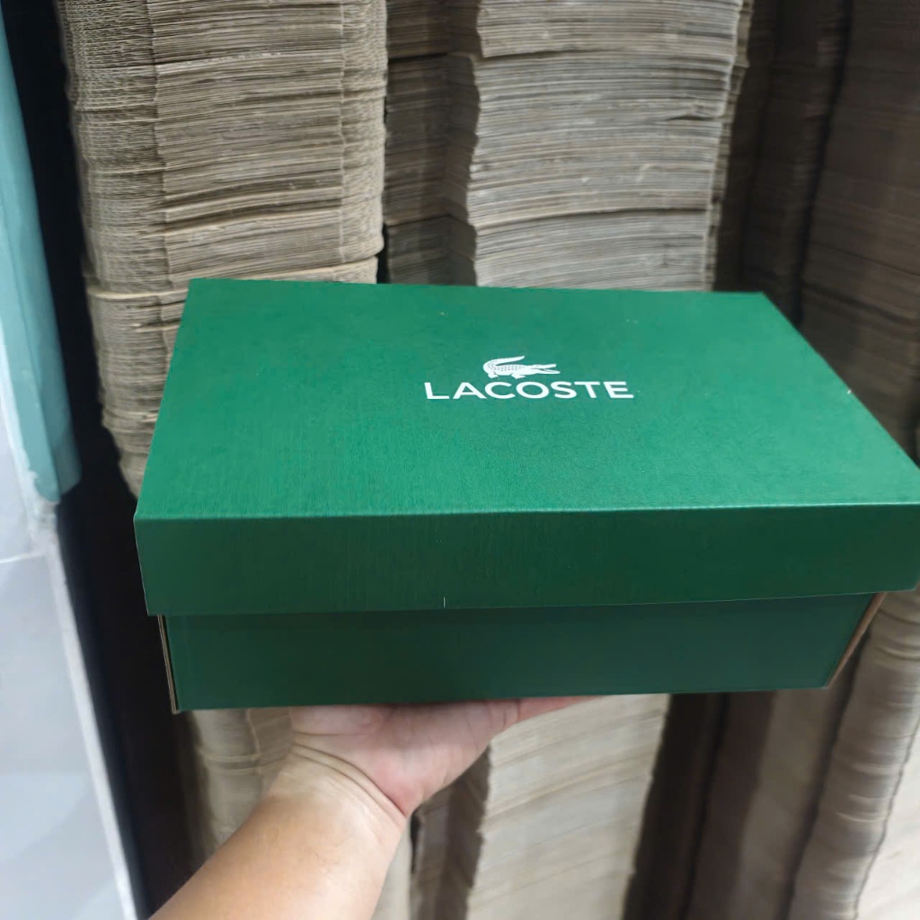 20 HỘP ĐỰNG GIÀY, DÉP, PHỤ KIỆN LACOSTE CHÍNH HÃNG SIZE 30X18.5X11.5CM