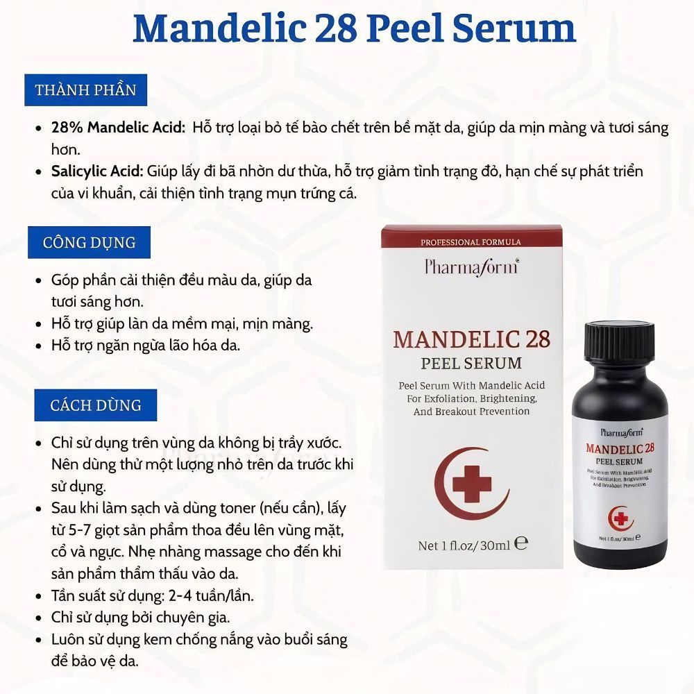 Ảnh 13 của Serum Pharmaform Peel giúp thông thoáng lỗ chân lông, làm da mịn màng và giúp da tươi sáng, đều màu