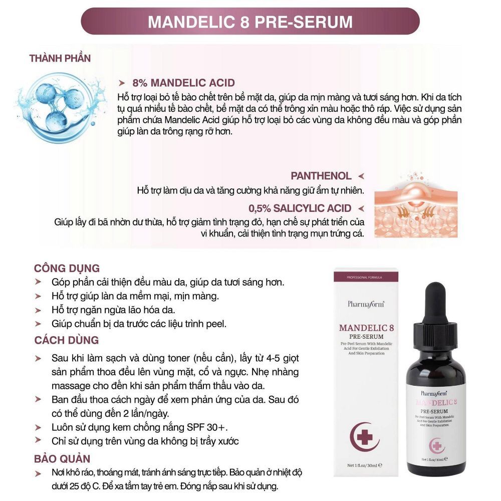 Ảnh 11 của Serum Pharmaform Peel giúp thông thoáng lỗ chân lông, làm da mịn màng và giúp da tươi sáng, đều màu