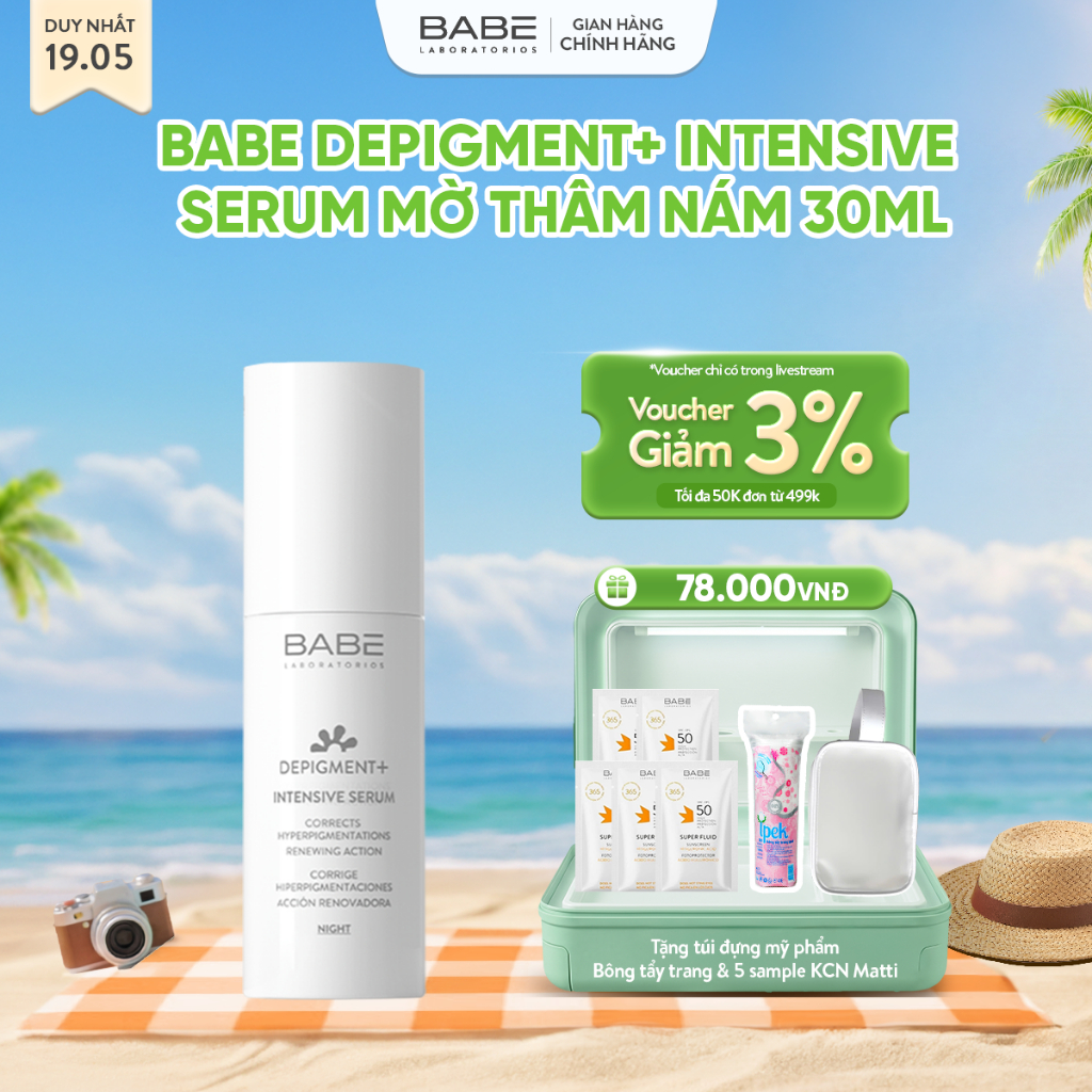 Tinh Chất Dưỡng Sáng Da Và Làm Mờ Vết Thâm Nám DEPIGMENT+ Intensive Serum Chai 30ml | BigBuy360 - bigbuy360.vn