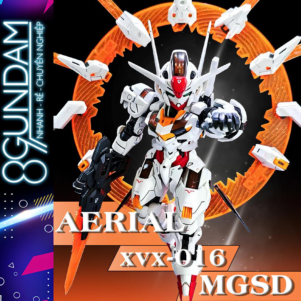 [CÓ SẴN] Mô Hình Lắp Ráp MGSD Aerial Fighter SUPA - ORANGE (tặng kèm base, decal & effect)