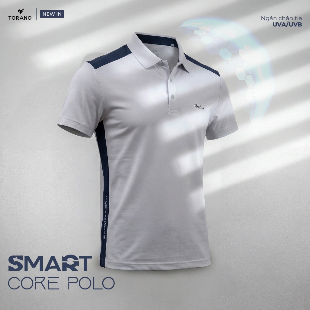 Áo polo nam thể thao SMART CORE POLO TORANO ngắn tay form chuẩn phong cách lịch sự – nam tính HSTP303 | BigBuy360 - bigbuy360.vn