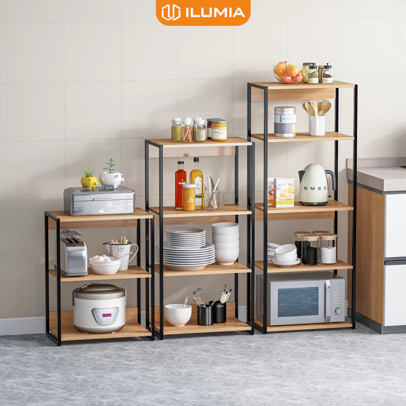 [FURNI HOME] Kệ đa năng nhà bếp khung sắt thương hiệu ILUMIA - GM05