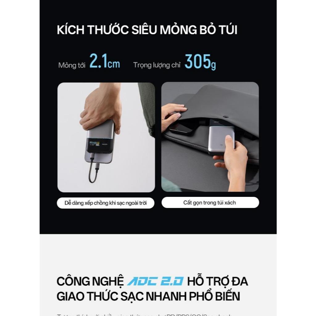 CUKTECH 15 AIR Sạc Di Động 2C1A | Công Suất 100W Max | Dung Lượng 15.000mAh | Bảo Hành 18 Tháng PB150S | BigBuy360 - bigbuy360.vn