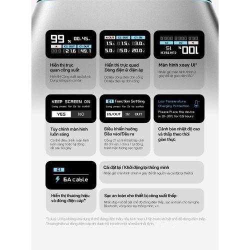 CUKTECH 15 AIR Sạc Di Động 2C1A | Công Suất 100W Max | Dung Lượng 15.000mAh | Bảo Hành 18 Tháng PB150S | BigBuy360 - bigbuy360.vn