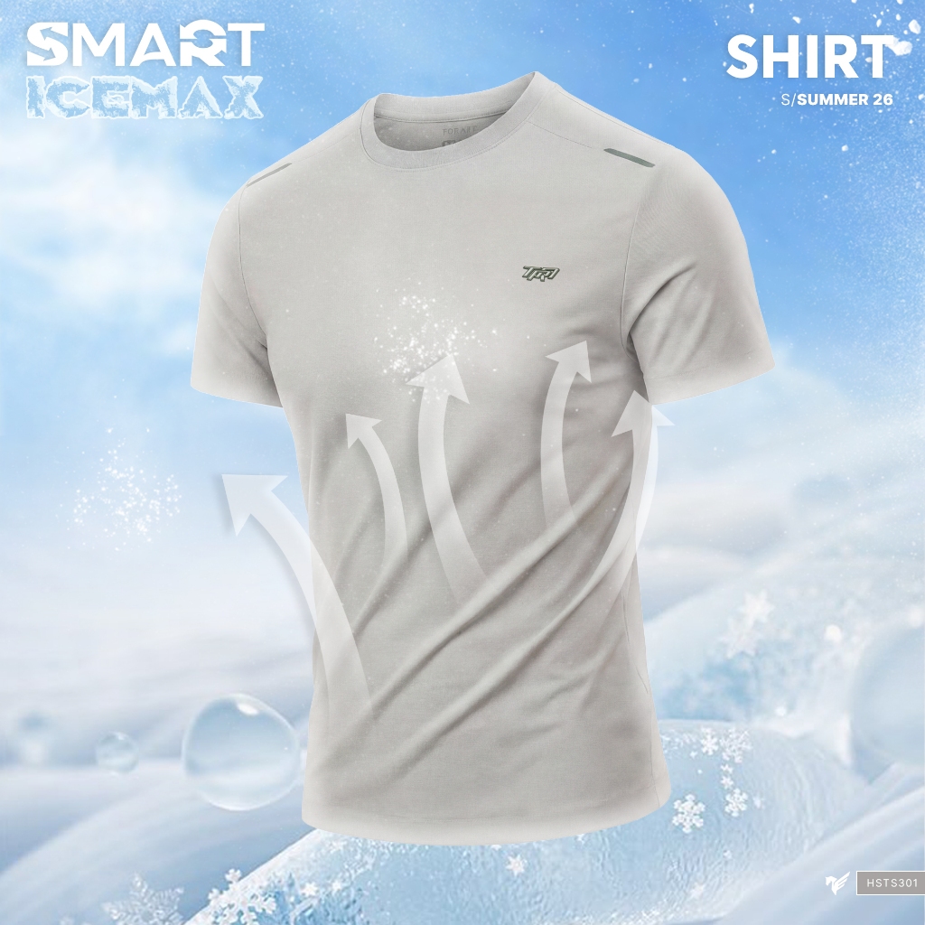 Áo Tshirt dán SMART ICEMAX SHIRT TORANO công nghệ dệt ICEMAX mát lạnh, thoát nhiệt HSTS301 | BigBuy360 - bigbuy360.vn