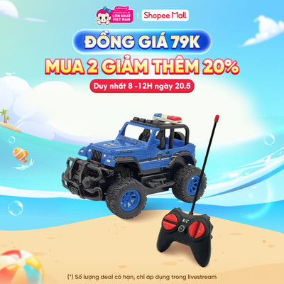 Xe điều khiển siêu Jeep cảnh sát DK81150