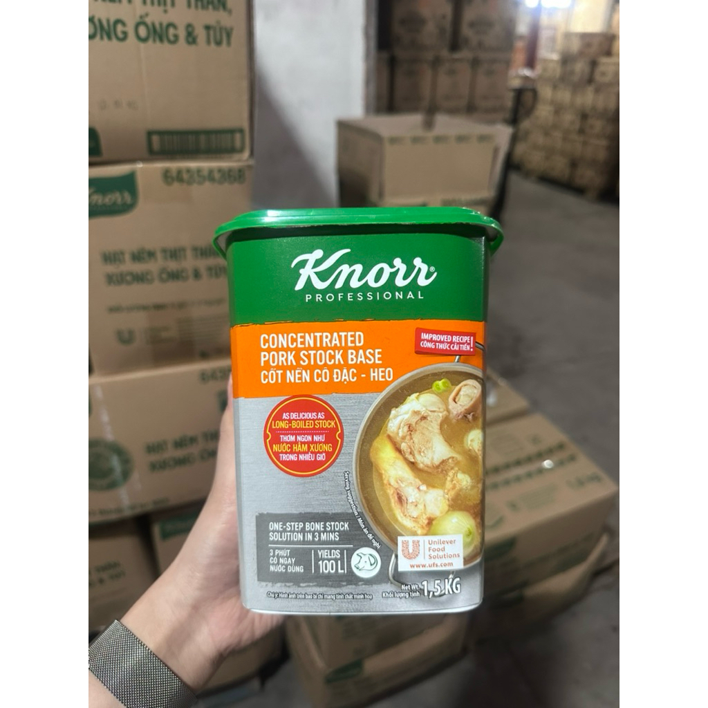 KNORR CỐT NỀN CÔ ĐẶC THỊT HEO 1,5KG