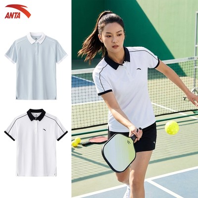 ANTA Nữ Tennis Áo Polo tay ngắn Short Sleeve Shirt Pickleball Training Badminton 9626B7107 pickleball/ cầu lông tennis