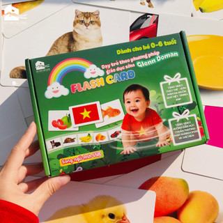 Bộ thẻ học thông minh Annambooks, Flashcard , đồ chơi giáo dục sớm cho bé