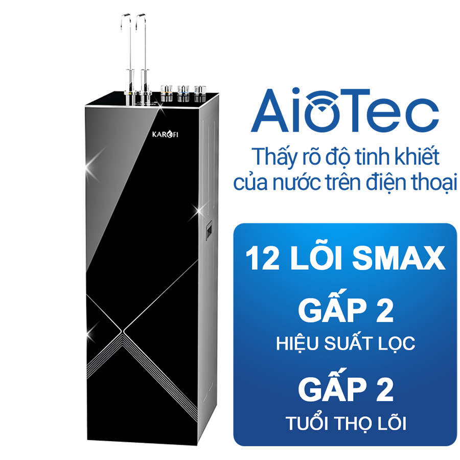 [CHÍNH HÃNG] Máy Lọc Nước Karofi KAD-M82, KAD-M85, KAD-N69, KAD-N89 - 2 vòi 3 chế độ - Công Nghệ Aio