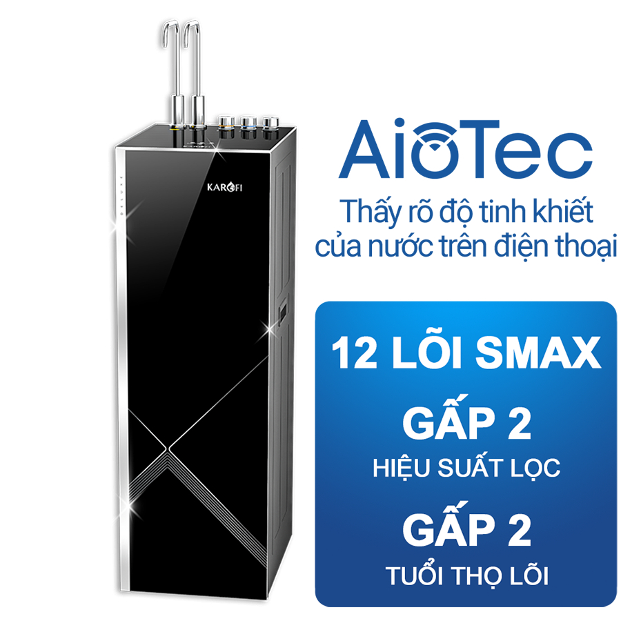 [CHÍNH HÃNG] Máy Lọc Nước Nóng Lạnh Hydrogen Karofi KAD-M85, KAD-M82 - 12 Lõi Lọc Công Nghệ Smax - 2