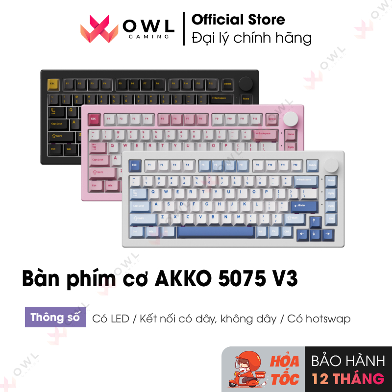 Bàn phím cơ AKKO 5075 V3 (hàng chính hãng)