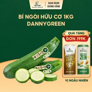 [HỎNG 1 ĐỔI 1] Bí Ngòi Hữu Cơ DannyGreen | Bí Non Mềm Ngọt| Rau Củ Hữu Cơ Sạch Chuẩn Quốc Tế, Giao Nhanh Tận Vườn
