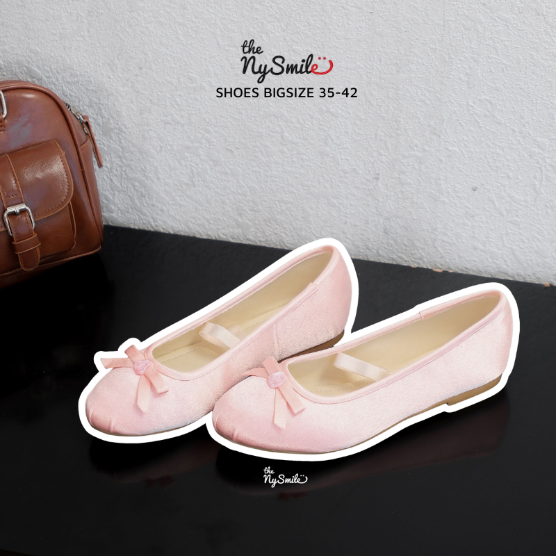 Giày búp bê 1cm BIGSIZE 35-42  GIÀY BÚP BÊ mang đi làm đi tiệc - The Nysmile - MIMI